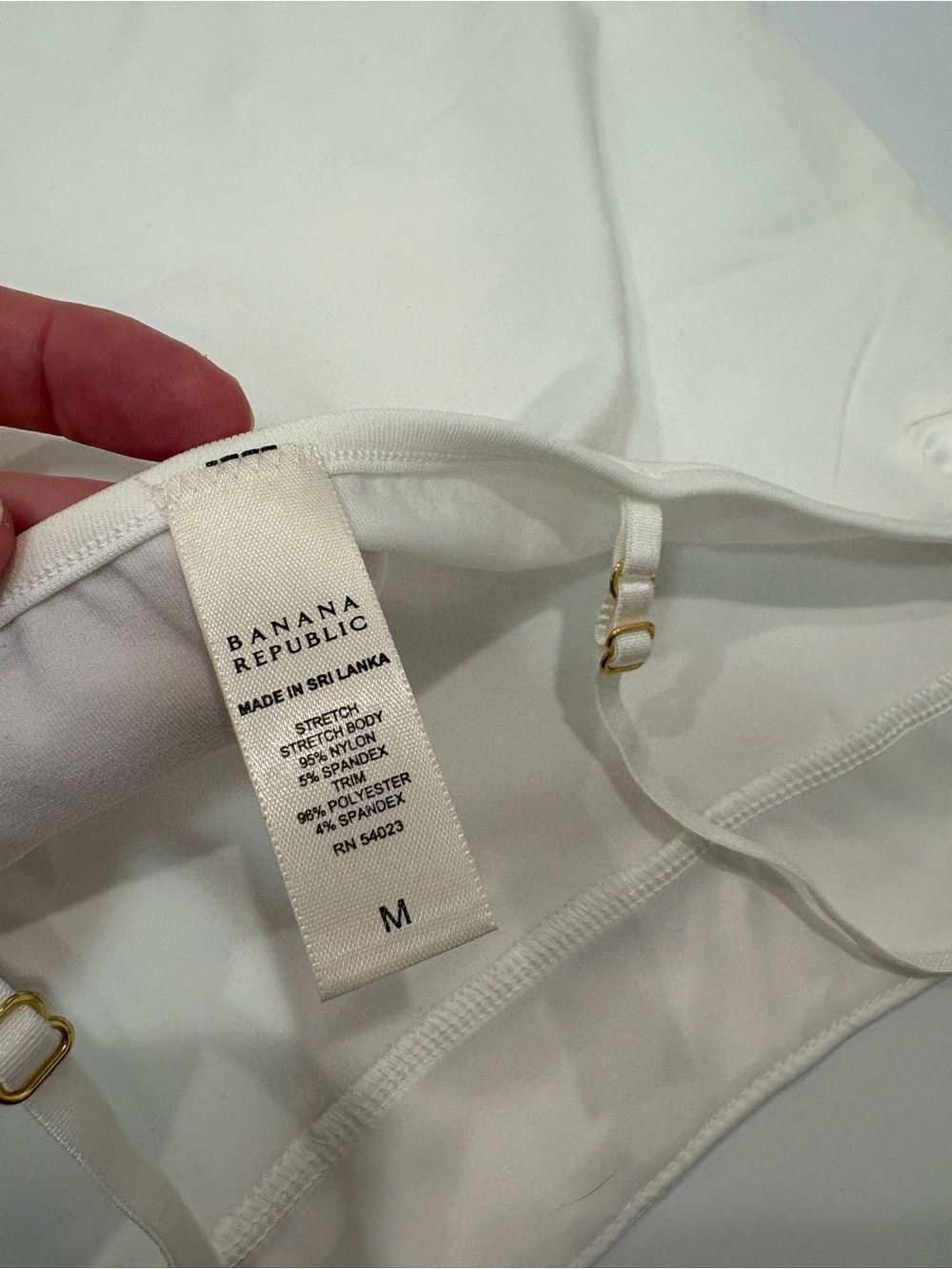 Banana Republic Cream Satin Spaghetti Strap Cami Medium - Picture 4 of 4
